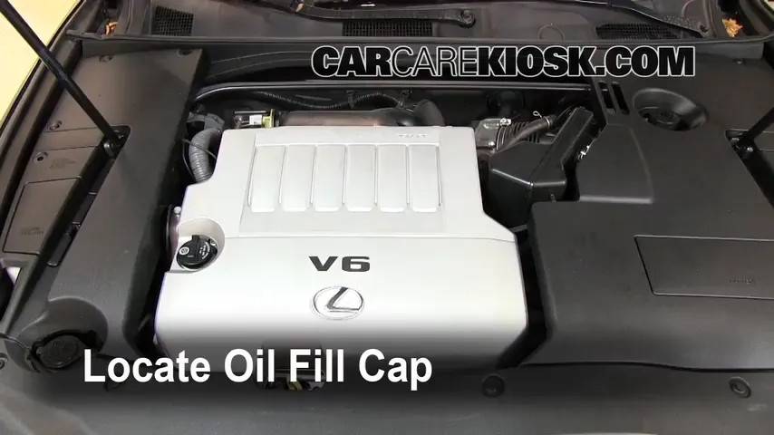 2008 Lexus ES350 3.5L V6 Oil Add Oil